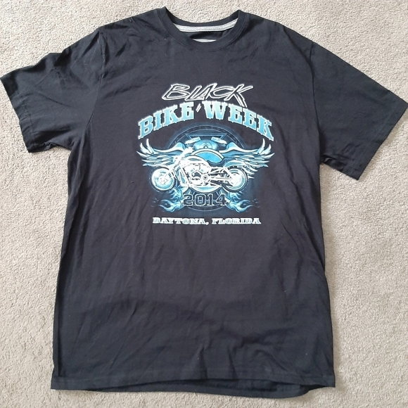 Black Bike Week Daytona 2014 T Shirt - Picture 2 of 6